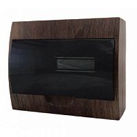 Бокс пластиковый EKF PROxima ЩРН-П-12 (200x256x95мм) IP41 темное дерево  картинка 